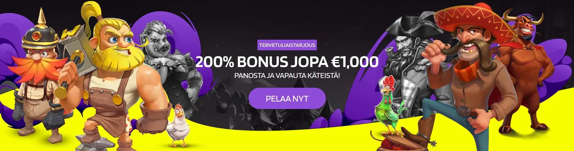 Kasinon tervetuliaisbonus